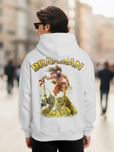 Onita Brahman War Hoodie premium unisex cotton warrior graphic sweatshirt