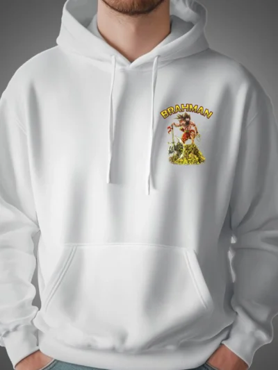 Onita Brahman War Hoodie premium unisex cotton warrior graphic sweatshirt