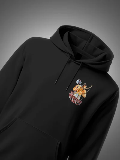 Onita Dada Parshuram printed unisex cotton hoodie with bold graphic design