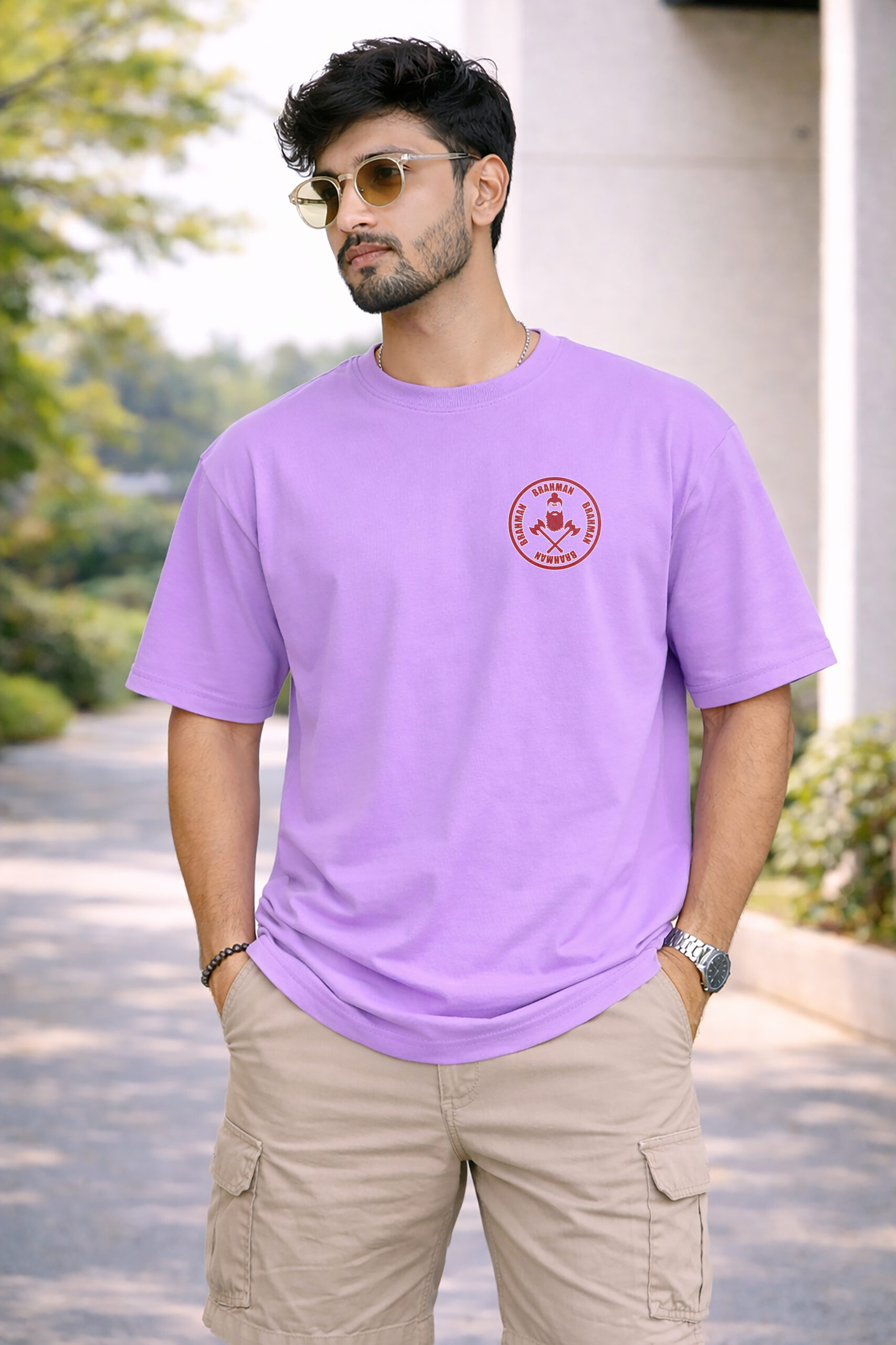 oversized Brahman warrior t shirt with premium DTF print