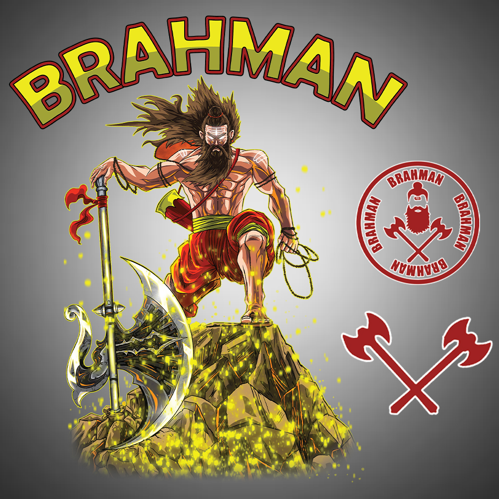 oversized Brahman warrior t shirt with premium DTF print
