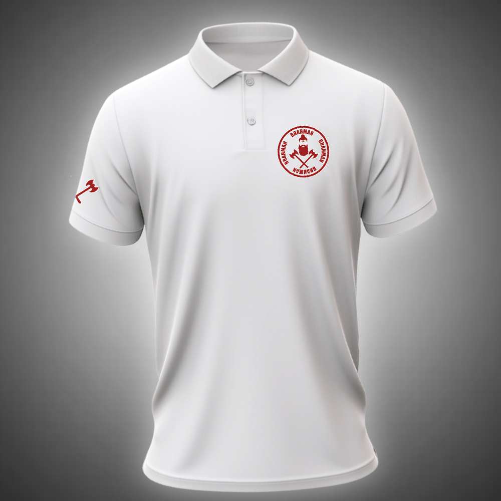 Black premium Brahman collar t-shirt with warrior design DTF print