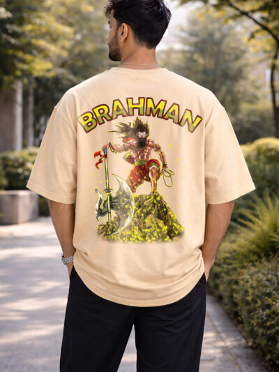 oversized Brahman warrior t shirt with premium DTF print