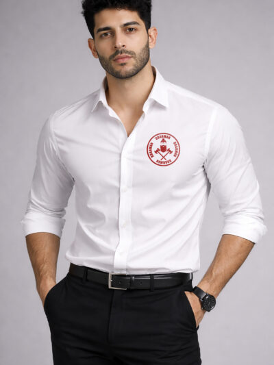 Brahman printed shirt with DTF design printing premium cotton fabric